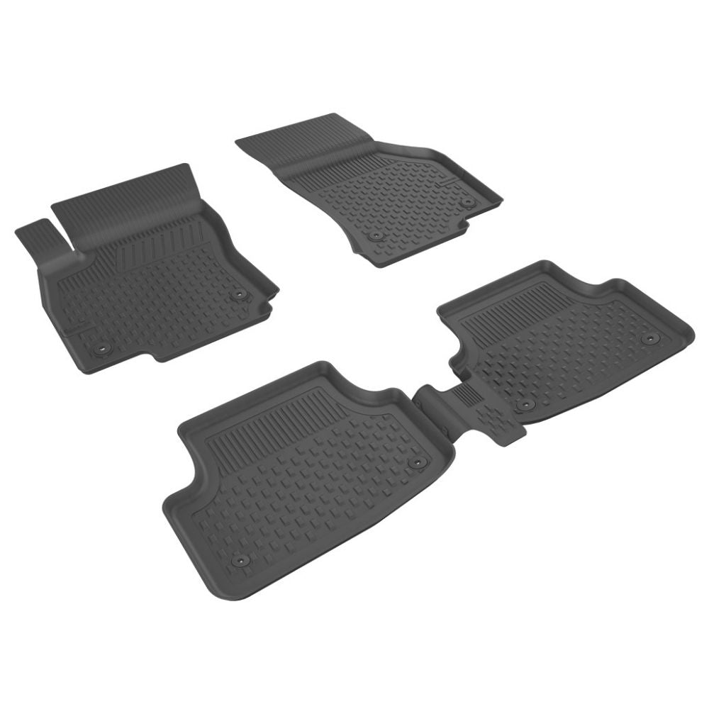 Sahler Volkswagen Golf 7 2013-2020 /Seat Leon 2013+ Uyumlu 4.5D Havuzlu Siyah Oto Paspas Takımı