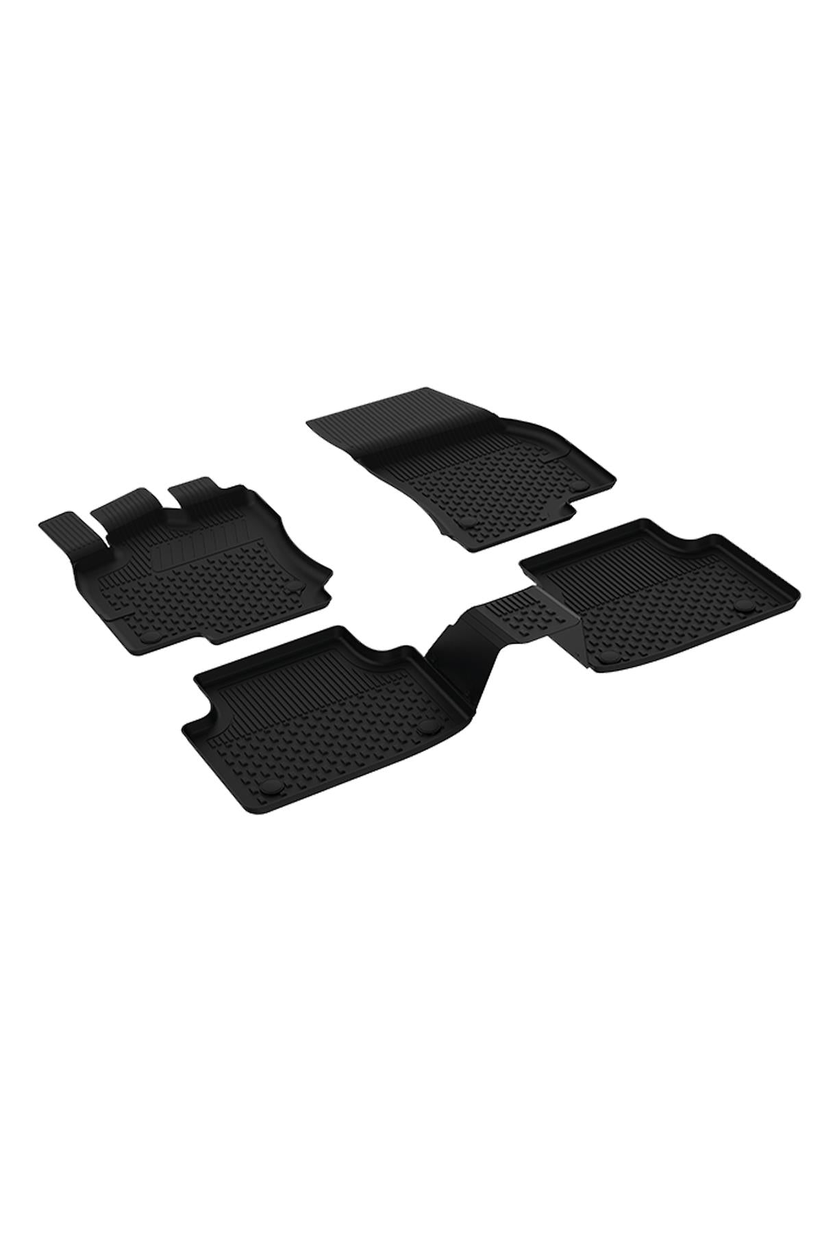 Sahler Audi Q3 2018-2024 Uyumlu 4.5D Havuzlu Siyah Oto Paspas Takımı - KolayOto