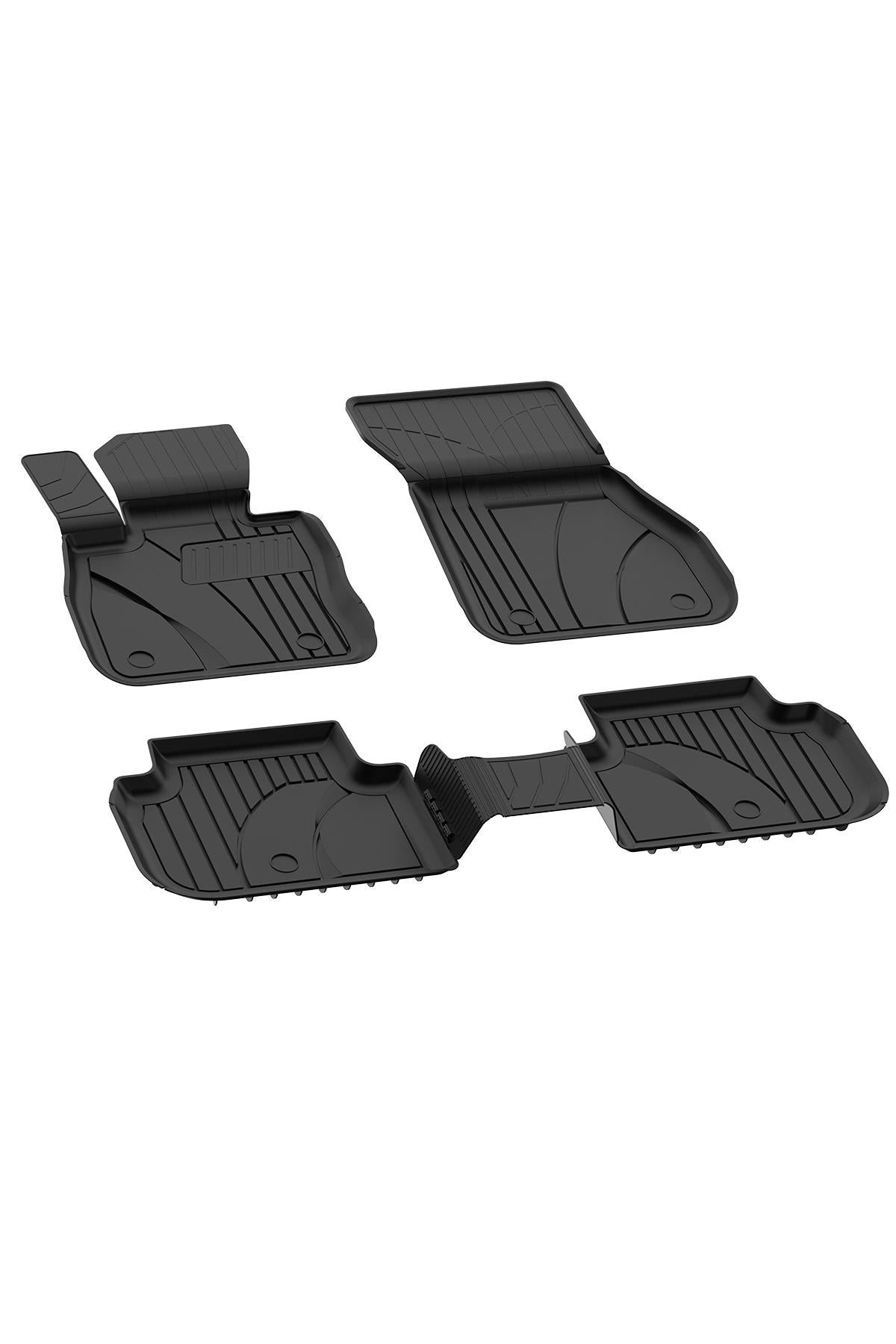 Sahler BMW 2 Serisi F44 Grand Coupe 2019+ Uyumlu 4.5D Havuzlu Siyah Oto Paspas Takımı - KolayOto