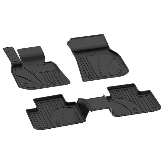 Sahler BMW X3 G01 2017+ / İX3 G08 2021+ / X4 G02 2018+ Uyumlu 4.5D Havuzlu Siyah Oto Paspas Takımı