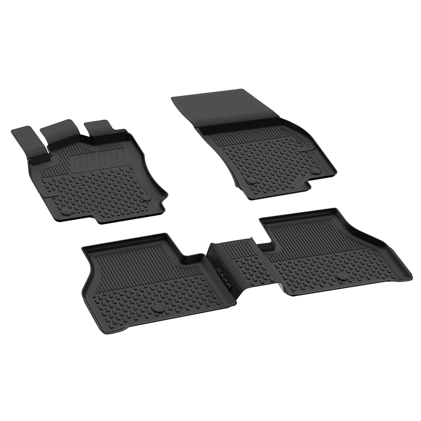 Sahler Ford Tourneo Connect III 2023+ Uyumlu 4.5D Havuzlu Siyah Oto Paspas Takımı - KolayOto