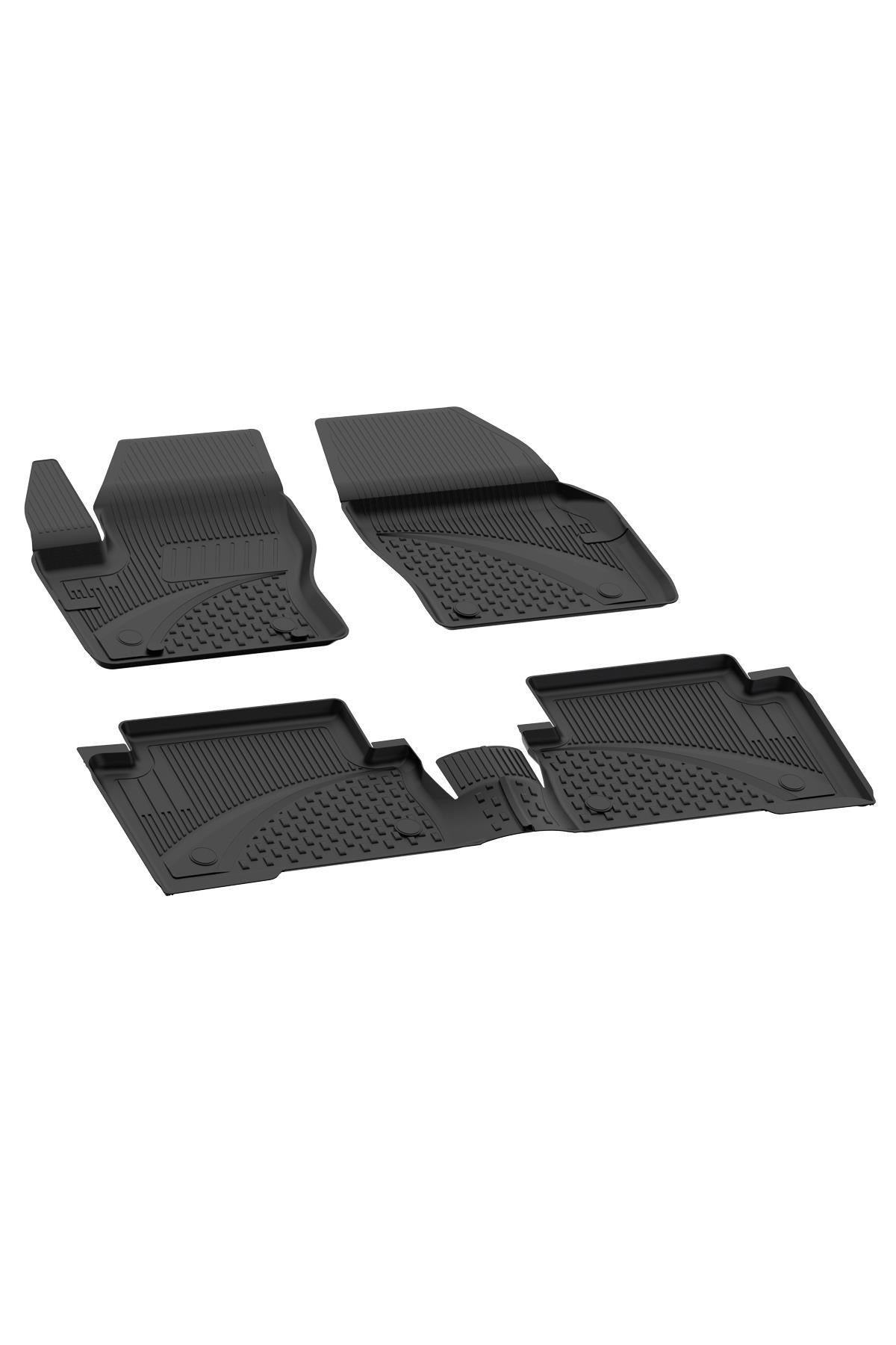 Sahler Ford Kuga 2008-2012 Uyumlu 4.5D Havuzlu Siyah Oto Paspas Takımı - KolayOto