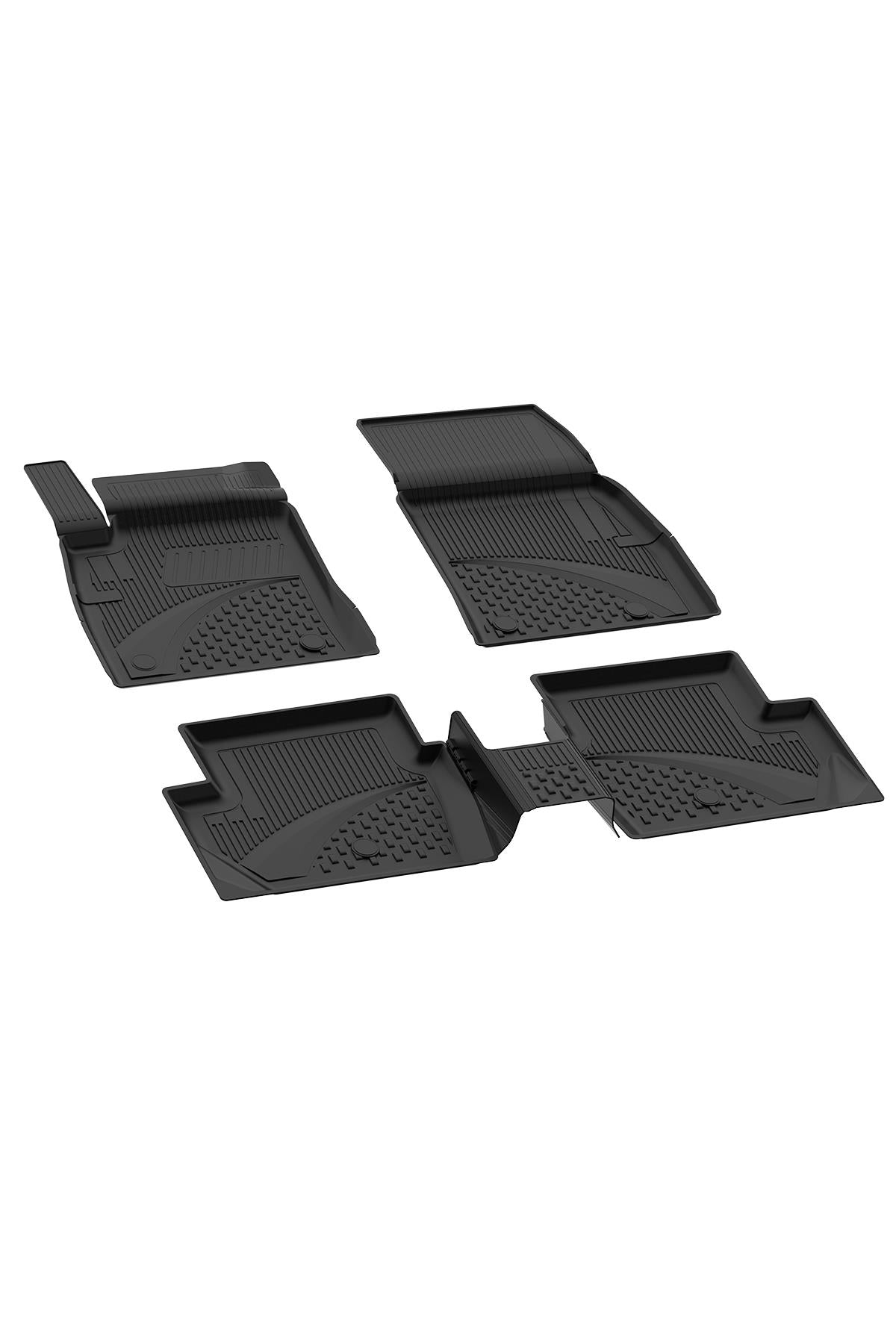 Sahler Ford Puma 2019+ Uyumlu 4.5D Havuzlu Siyah Oto Paspas Takımı - KolayOto