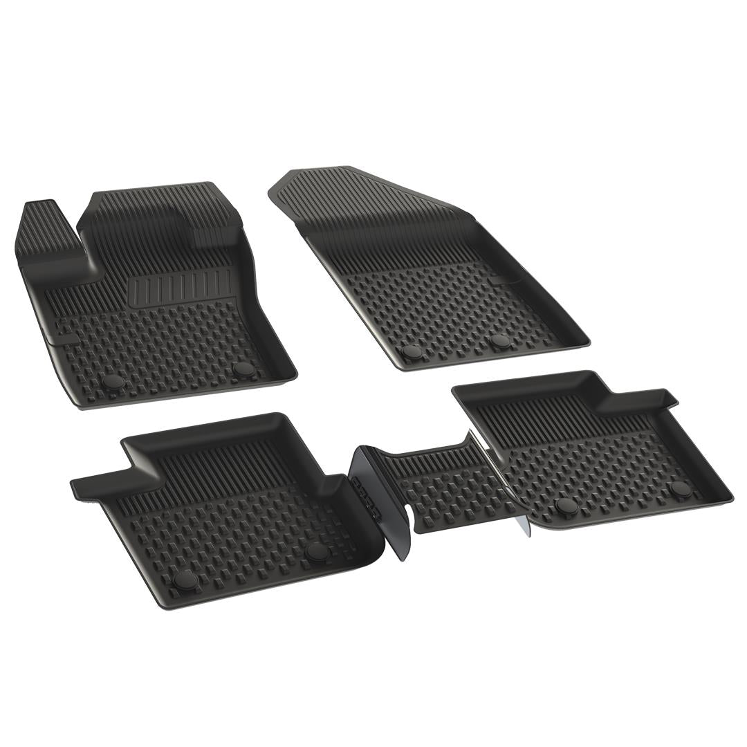 Sahler Fiat Egea Cross 2020-2025 Uyumlu 4.5D Havuzlu Siyah Oto Paspas Takımı - KolayOto