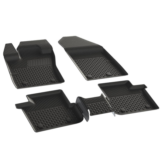 Sahler Fiat Egea HB / SW 2016+ Uyumlu 4.5D Havuzlu Siyah Oto Paspas Takımı - KolayOto