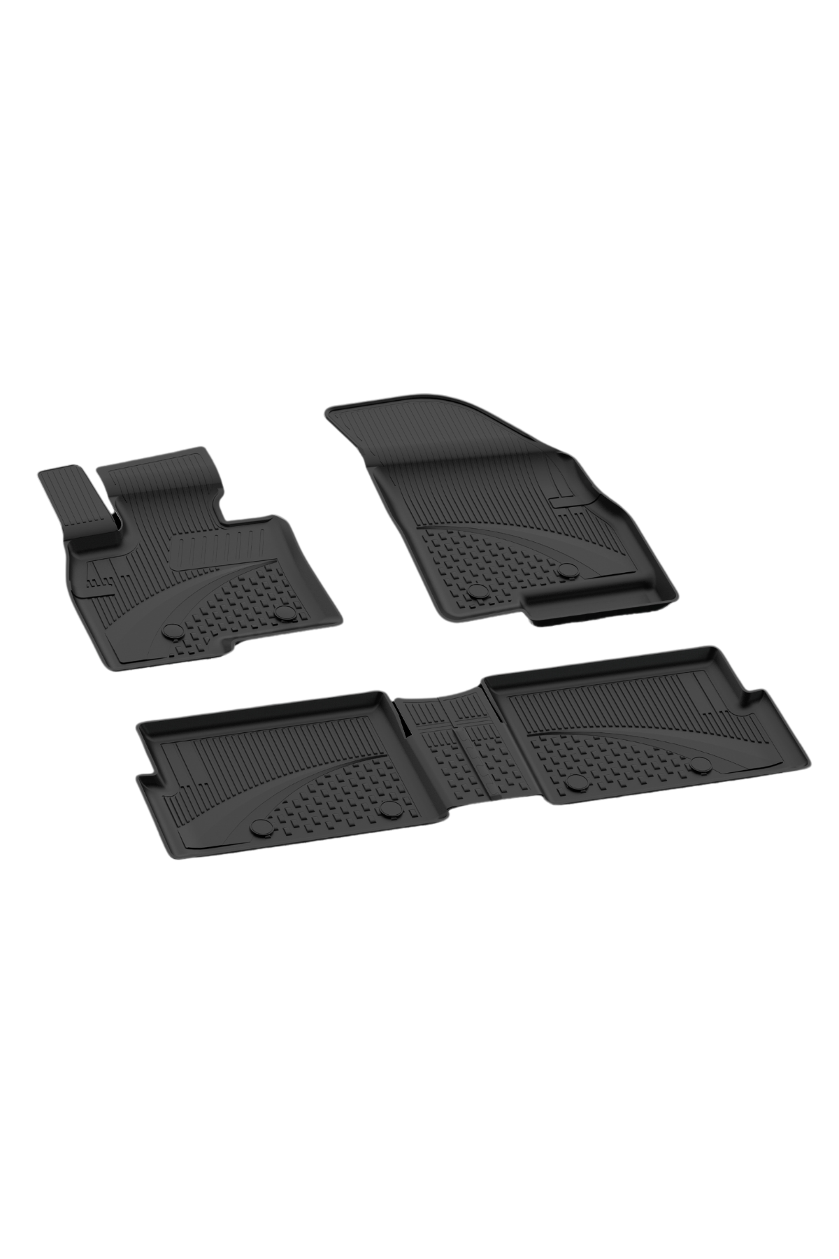 Sahler Jaecoo 7 2024+ Uyumlu 4.5D Havuzlu Siyah Oto Paspas Takımı - KolayOto