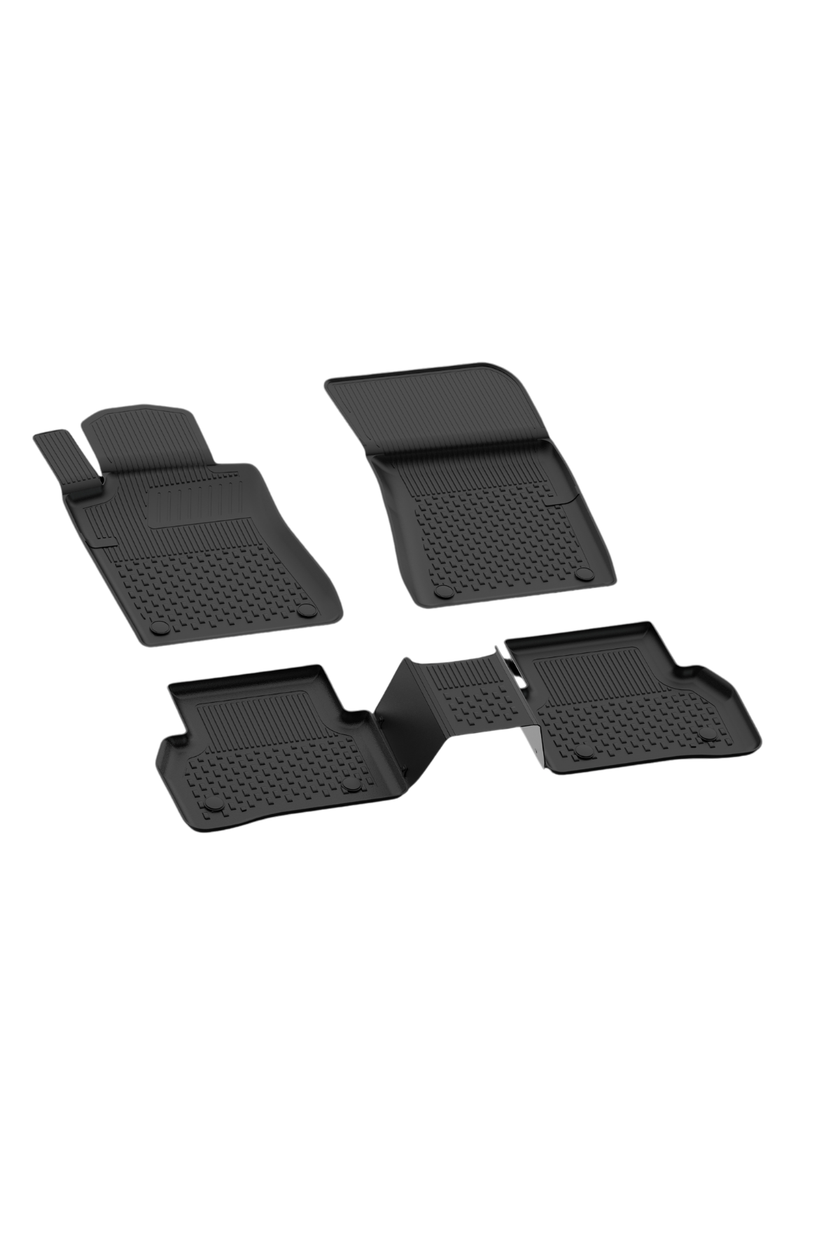 Sahler Mercedes E Serisi 2002-2009 Uyumlu 4.5D Havuzlu Siyah Oto Paspas Takımı - KolayOto