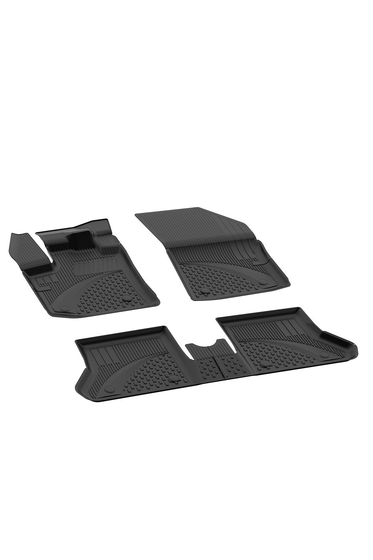 Sahler Renault Express Combi 2021+ Uyumlu 4.5D Havuzlu Siyah Oto Paspas Takımı - KolayOto