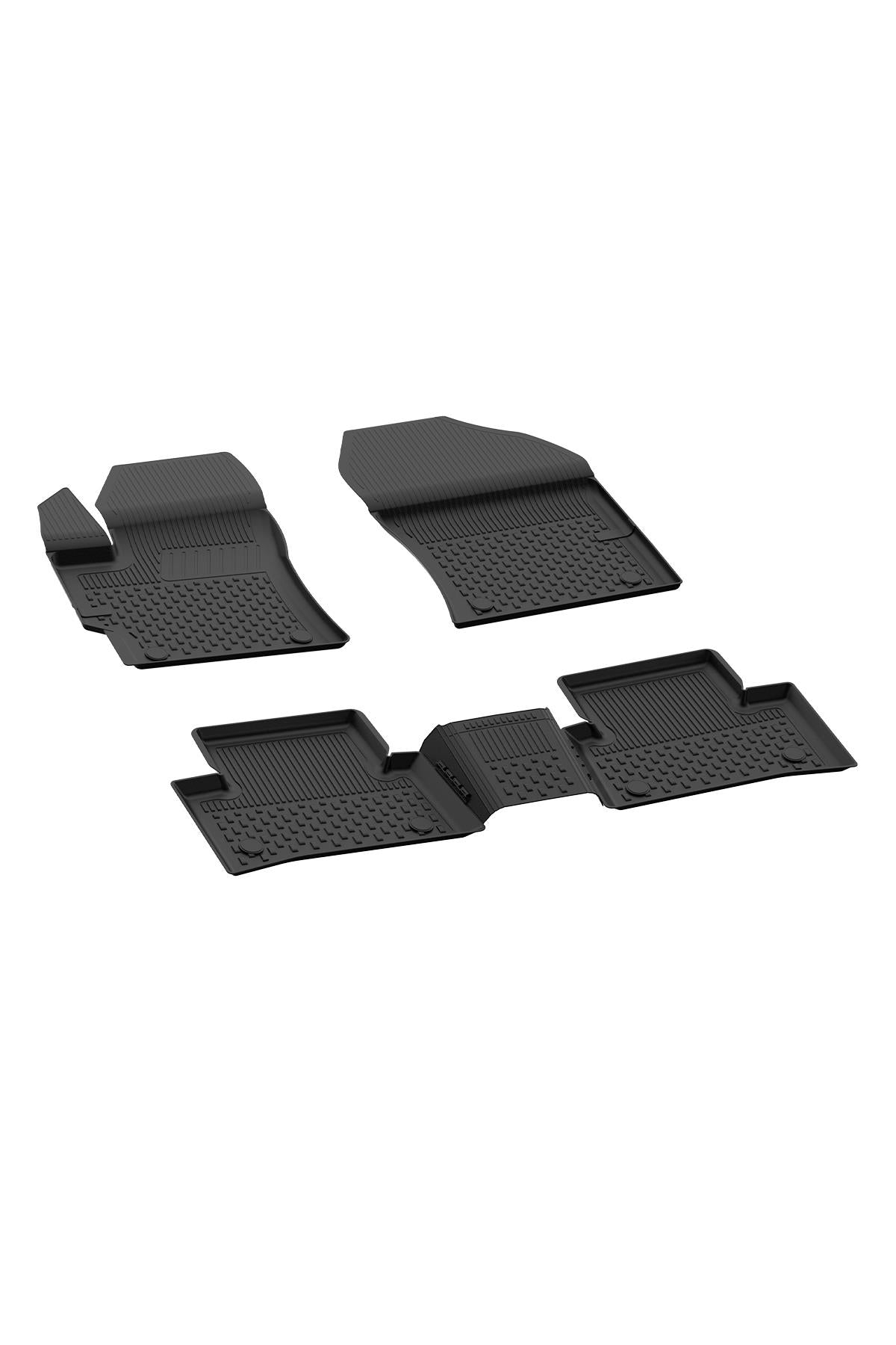 Sahler Toyota Corolla HB 2019+ Uyumlu 4.5D Havuzlu Siyah Oto Paspas Takımı - KolayOto