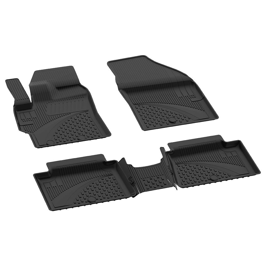 Sahler Toyota Yaris / Yaris Cross / Hybrid 2020+ Uyumlu 4.5D Havuzlu Siyah Oto Paspas Takımı - KolayOto