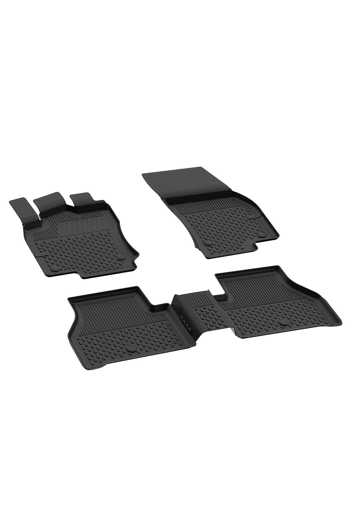 Sahler Volkswagen Caddy 2020+ Uyumlu 4.5D Havuzlu Siyah Oto Paspas Takımı - KolayOto