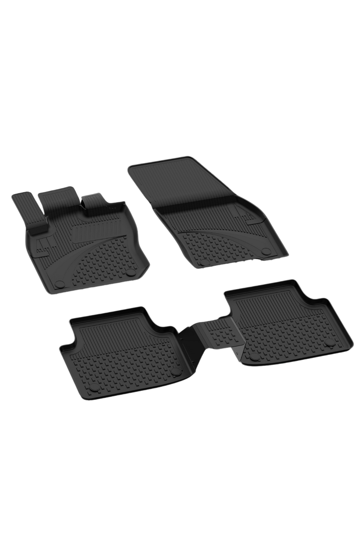 Sahler Volkswagen Tiguan 2024+ Uyumlu 4.5D Havuzlu Siyah Oto Paspas Takımı - KolayOto