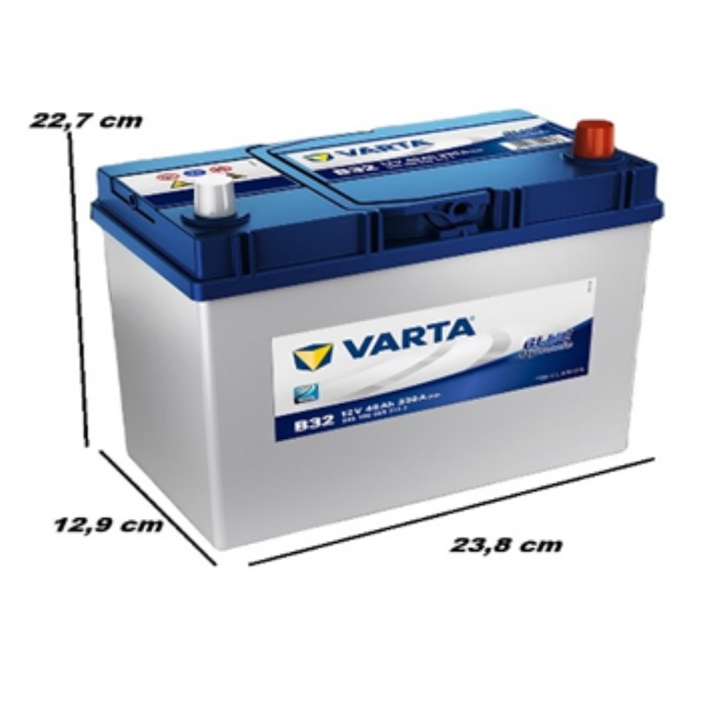 Varta Blue Dynamic B32 12V 45 Ah 330CCA Akü Modelleri