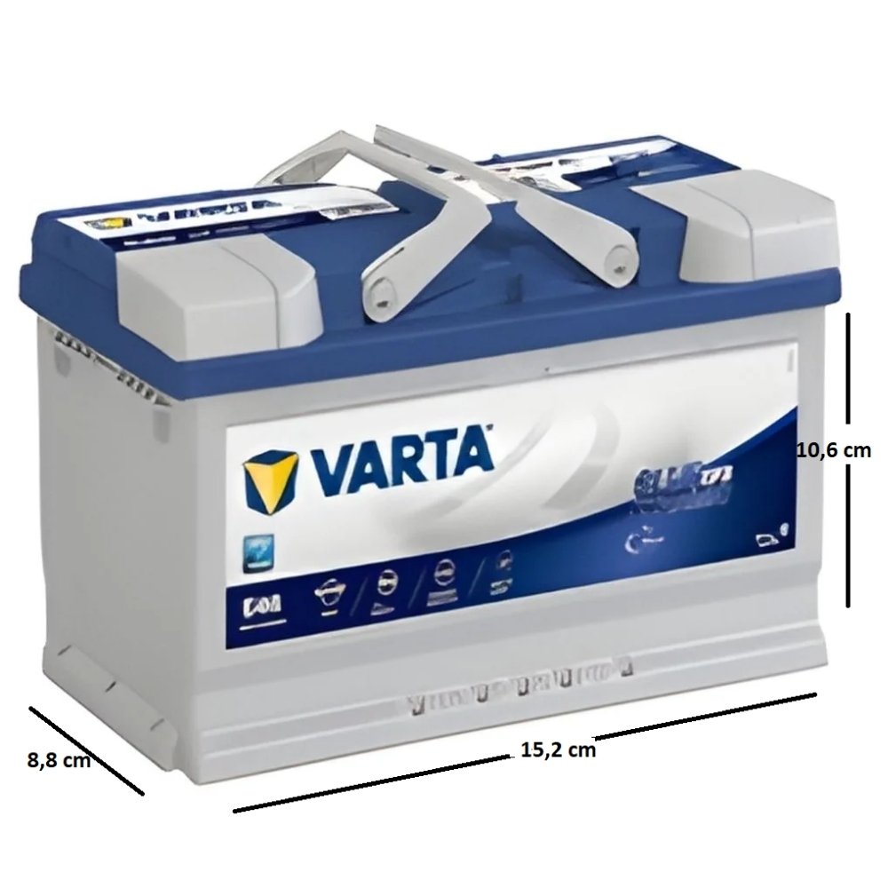 Varta Blue Dynamic E46 EFB Start-Stop 12V 75 Ah 730CCA Akü Modelleri