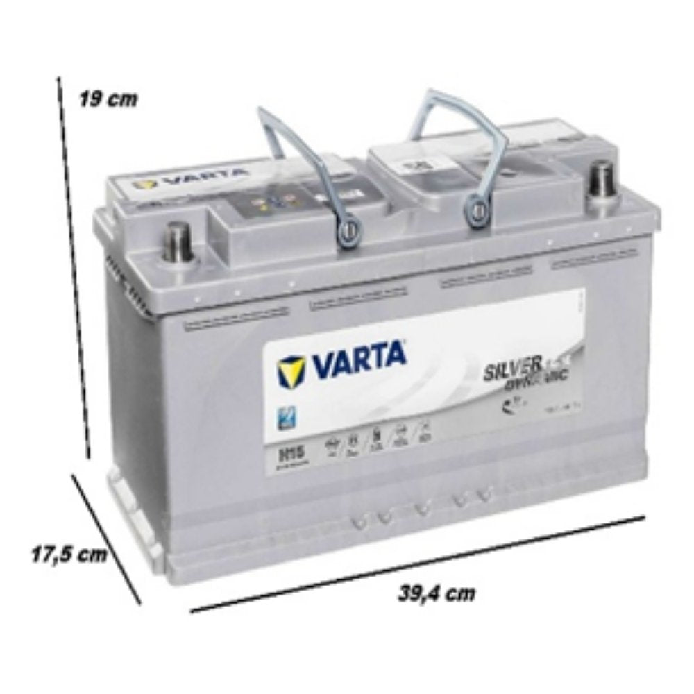 Varta Silver Dynamic H15 AGM Start-Stop 12V 105 Ah 950CCA Akü Modelleri