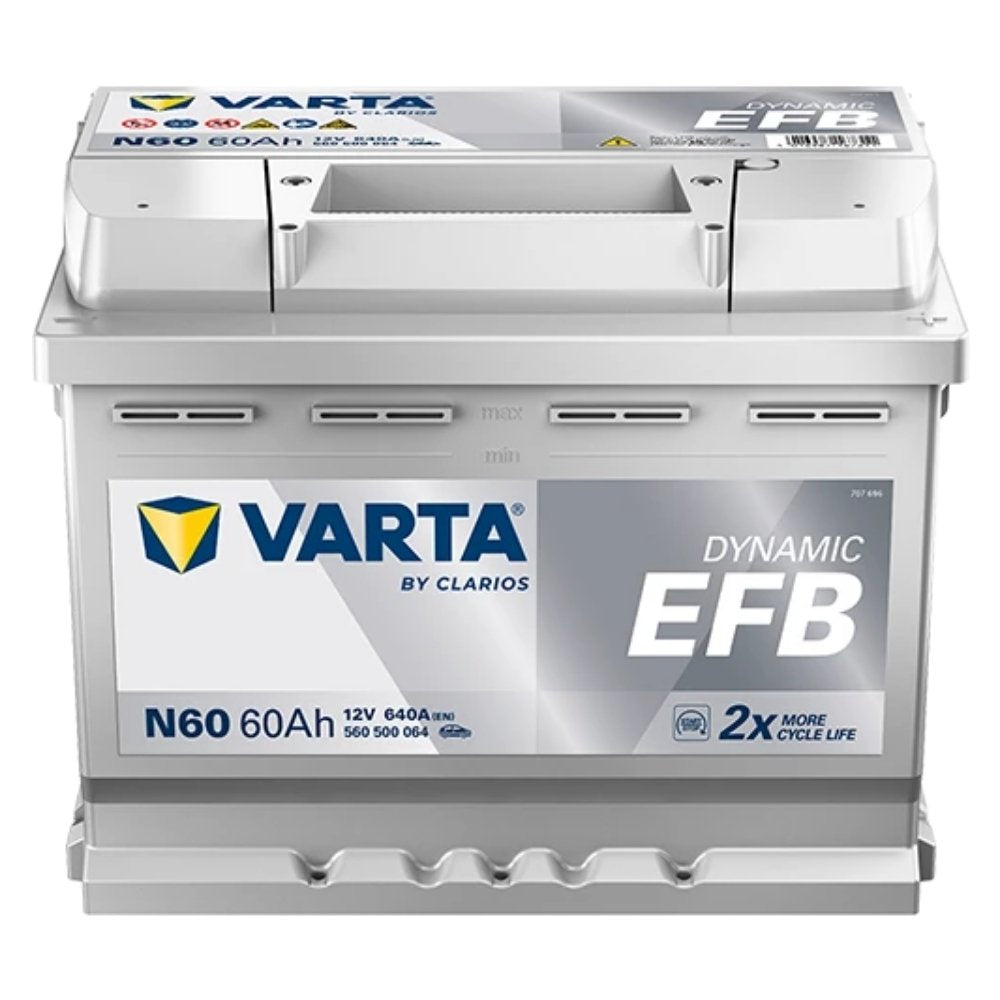 Varta Blue Dynamic N60 EFB Start-Stop 12V 60 Ah 640A Akü
