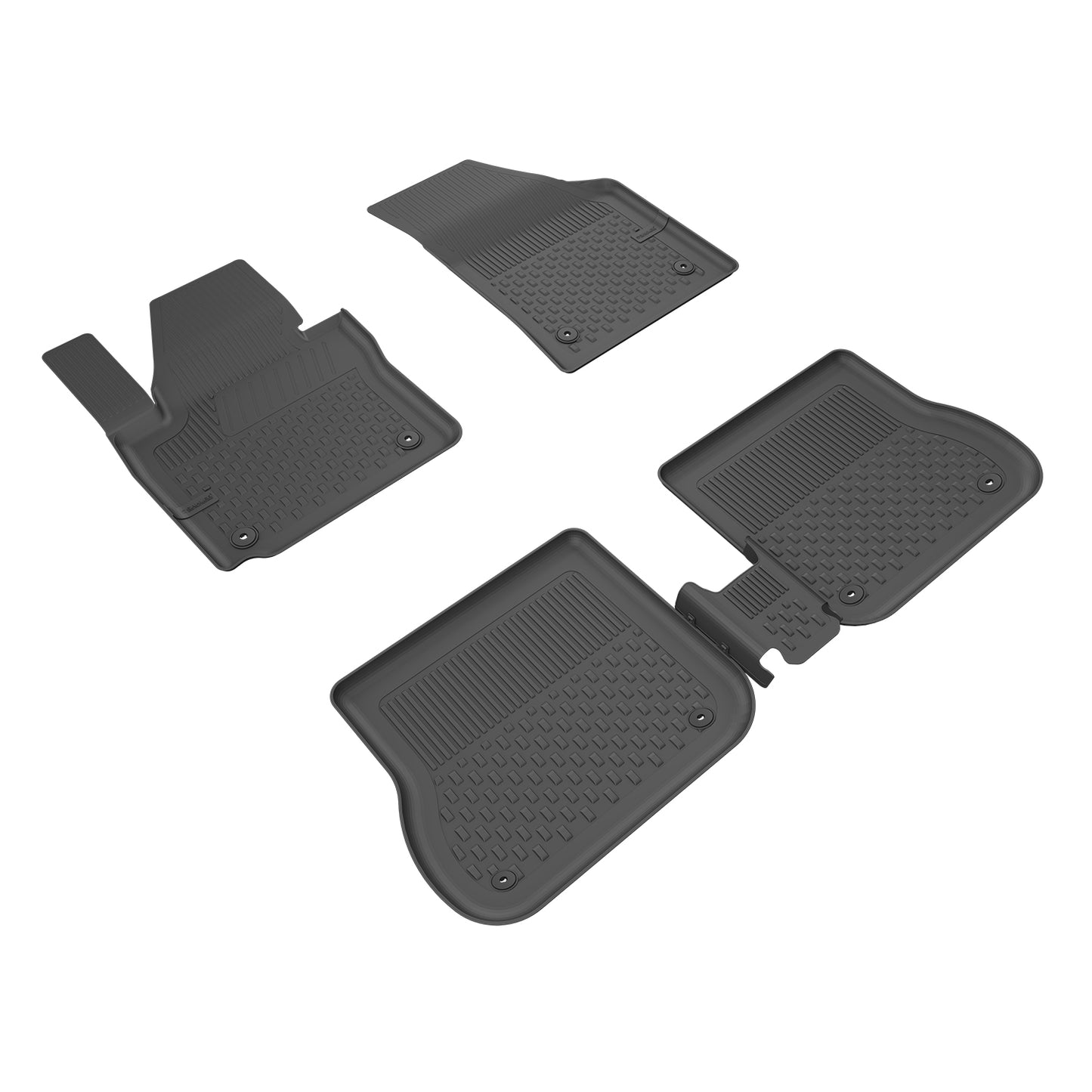 Sahler Volkswagen Caddy 2010-2019 Uyumlu 4.5D Havuzlu Siyah Oto Paspas Takımı - KolayOto