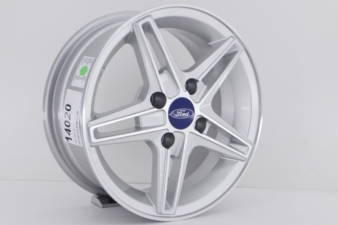 R1 Wheels 14 inç 4*108 ET30 Metalik Gri Jant Takımı (J-1041) - KolayOto