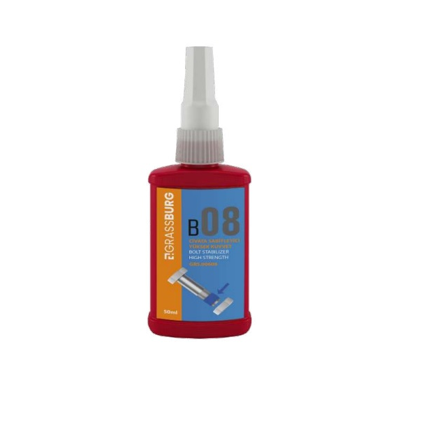 GrassBurg Cıvata Sabitleyici Yüksek Kuvvet (50 Ml) - 00608 - KolayOto