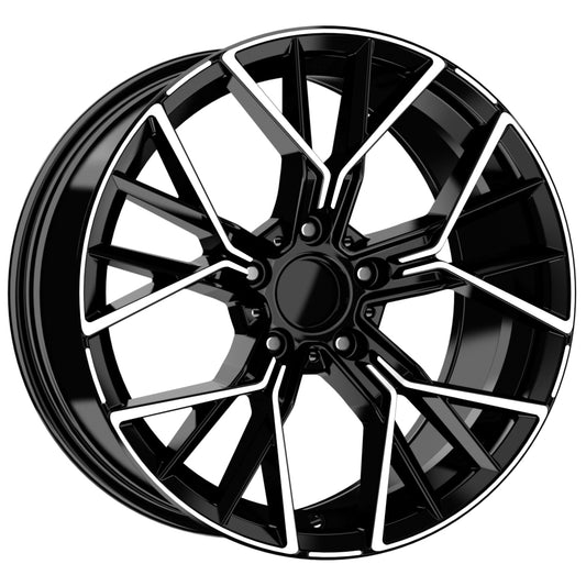 R1 Wheels 19 inç 5*112 ET33 Parlak Siyah Jant Takımı (J-926) - KolayOto