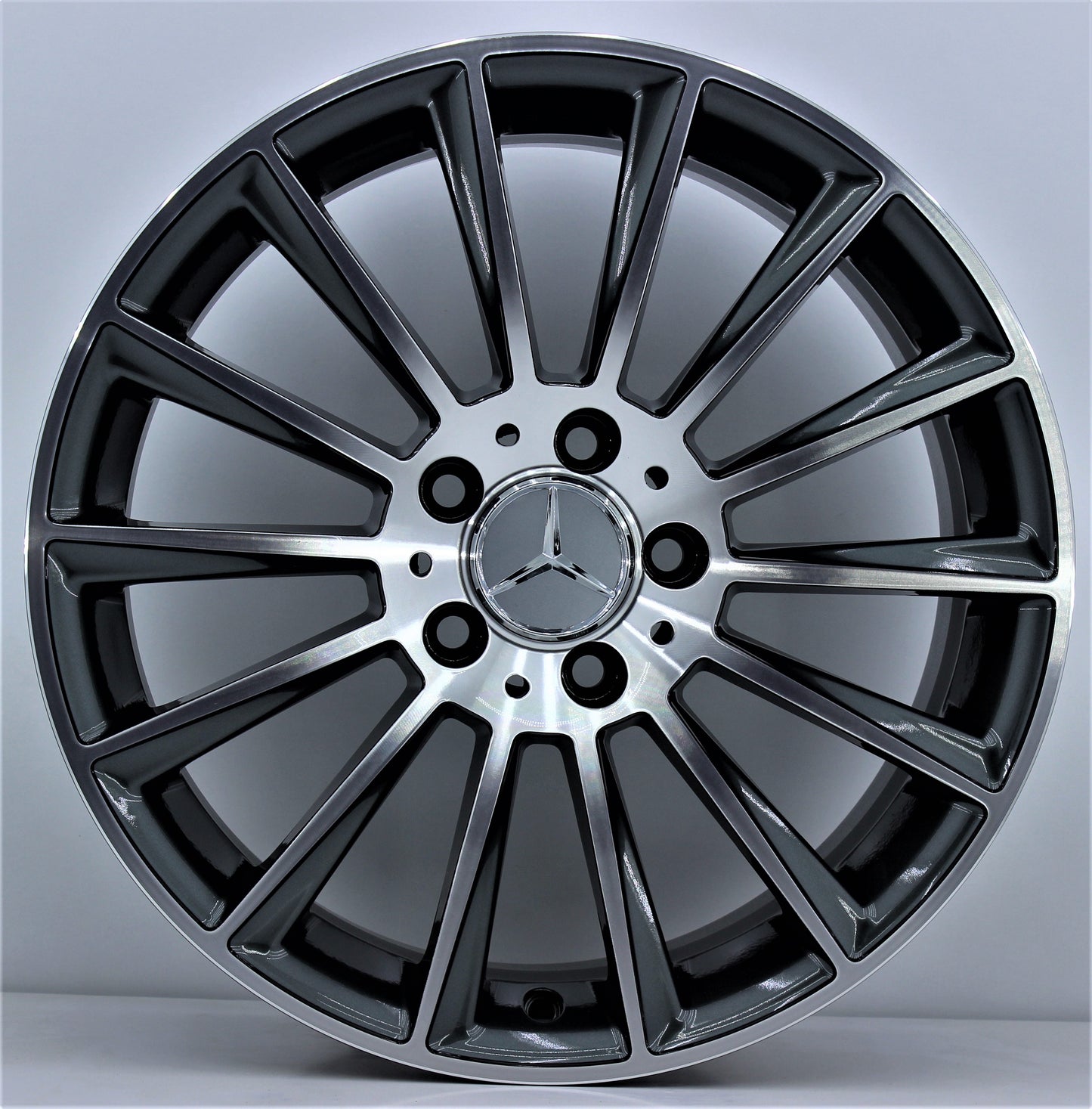 R1 Wheels 16 inç 5*112 ET35 Füme Jant Takımı (J-890) - KolayOto