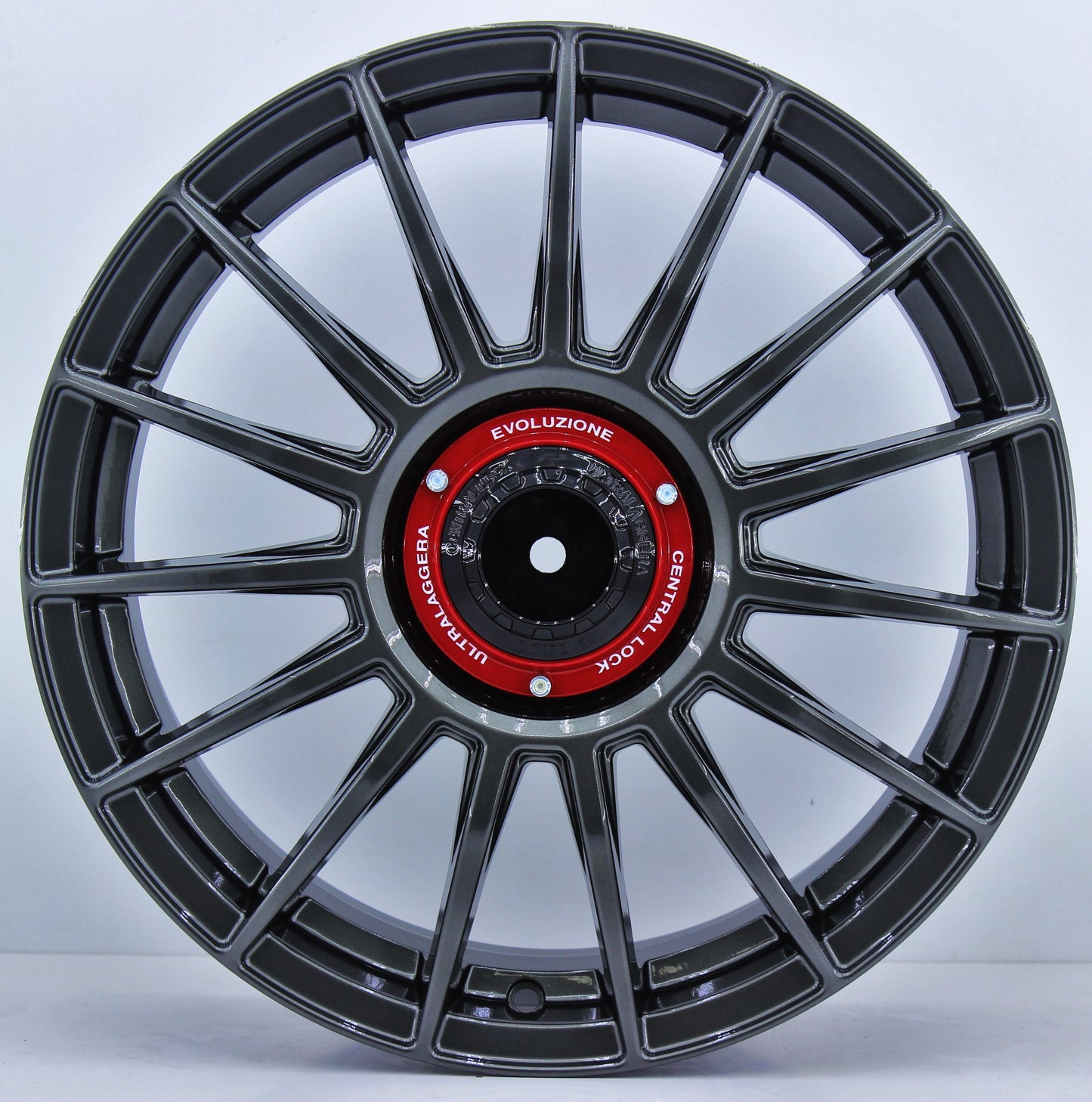 R1 Wheels 17 inç 4*108 ET35 Füme Jant Takımı (J-1159) - KolayOto