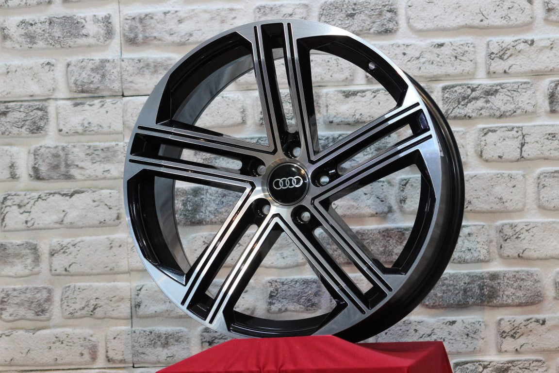 R1 Wheels 19 inç 5*112 ET30 Parlak Siyah Jant Takımı (J-1543) - KolayOto