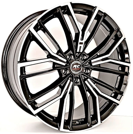 R1 Wheels 19 inç 5*120 ET30 Siyah Jant Takımı (J-1376) - KolayOto