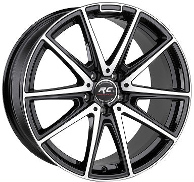 R1 Wheels 19 inç 5*112 ET45 Siyah Jant Takımı (J-666) - KolayOto