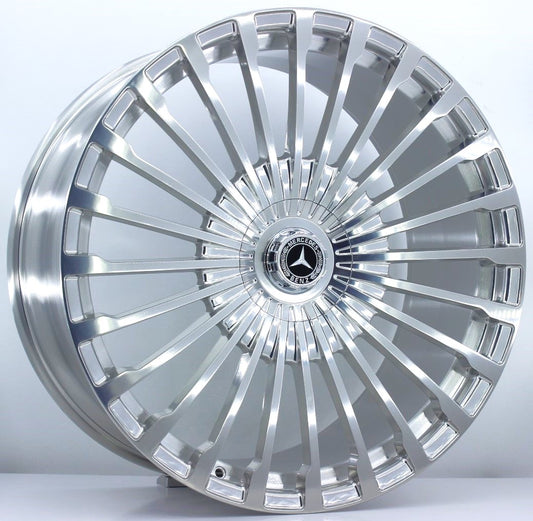 R1 Wheels 22 inç 5*112 ET43 Metalik Gri Jant Takımı (J-2717) - KolayOto