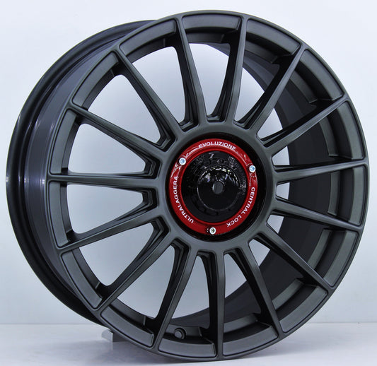 R1 Wheels 17 inç 5*114.3 ET35 Mat Füme Jant Takımı (J-703) - KolayOto