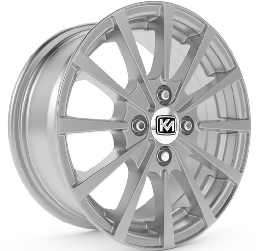 R1 Wheels 15 inç 4*100 ET35 Metalik Gri Jant Takımı (J-3649)