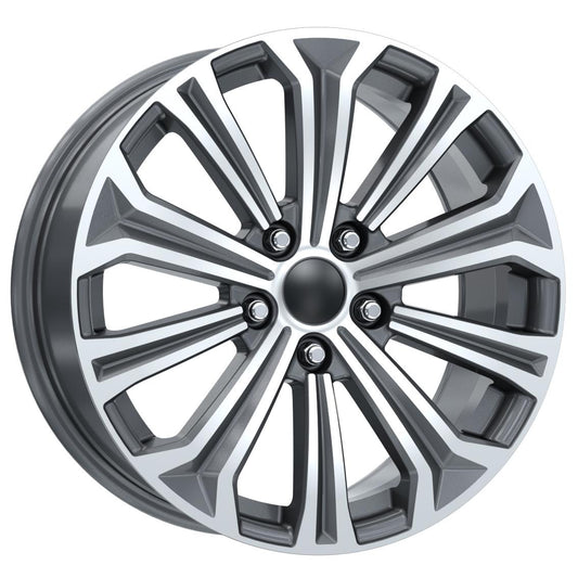 R1 Wheels 15 inç 5*114.3 ET39 Füme Jant Takımı (J-610) - KolayOto