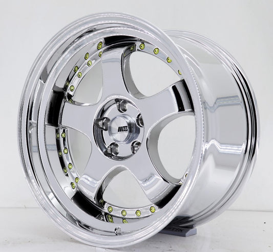 R1 Wheels 17 inç 4*100/108 ET35 Krom Jant Takımı (2404) - KolayOto