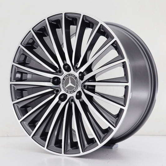 R1 Wheels 18 inç 5*112 ET48 Füme Jant Takımı (J-1436) - KolayOto