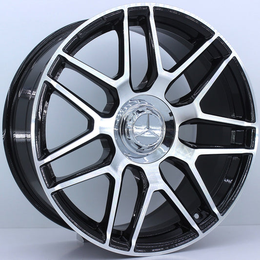 R1 Wheels 19 inç 5*112 ET35 Siyah Jant Takımı (J-1016) - KolayOto