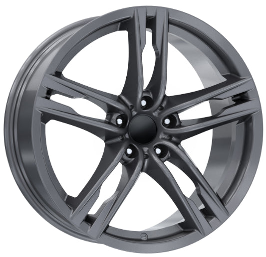 R1 Wheels 20 inç 5*120 ET33 Füme Jant Takımı (J-3478) - KolayOto