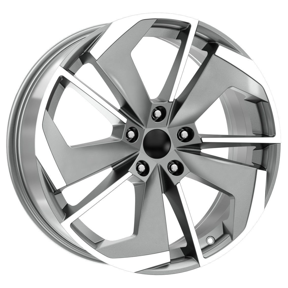 R1 Wheels 19 inç 5*112 ET45 Füme Jant Takımı (J-858) - KolayOto