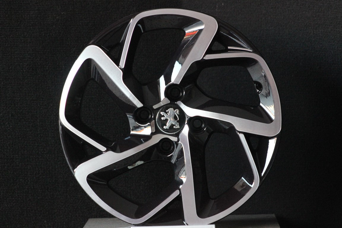 R1 Wheels 16 inç 4*108 ET25 Siyah Jant Takımı (J-495) - KolayOto