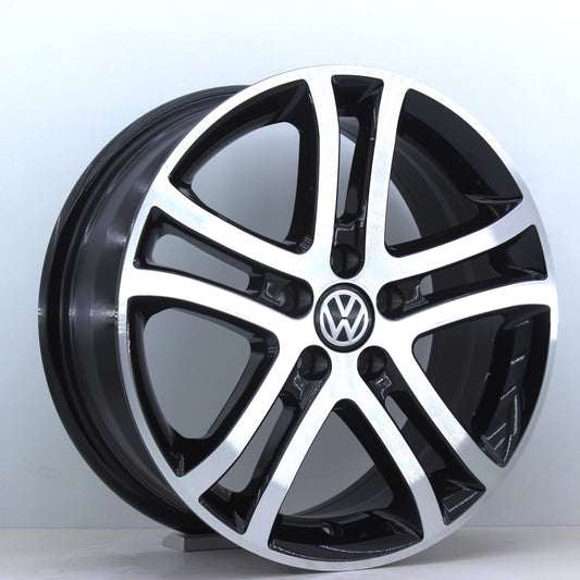 R1 Wheels 16 inç 5*100 ET35 Siyah Jant Takımı (J-2704) - KolayOto