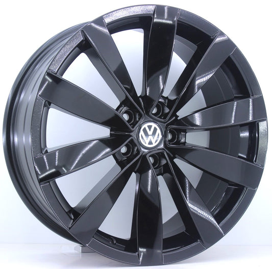 R1 Wheels 17 inç 5*112 ET41 Siyah Jant Takımı (2427) - KolayOto