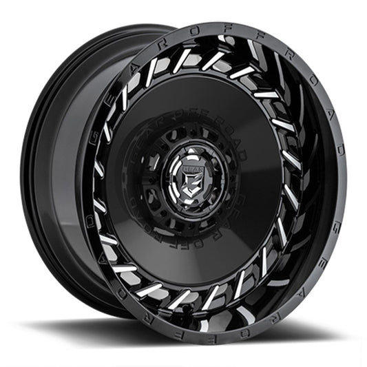 R1 Wheels 20 inç 6*139.7 ET-45 Siyah Jant Takımı (J-3050) - KolayOto