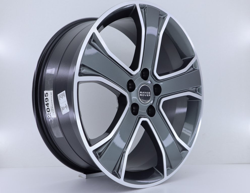 R1 Wheels 20 inç 5*120 ET49 Füme Jant Takımı (J-788) - KolayOto