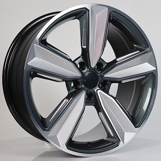 R1 Wheels 16 inç 5*98 ET35 Metalik Gri Jant Takımı (J-3334) - KolayOto