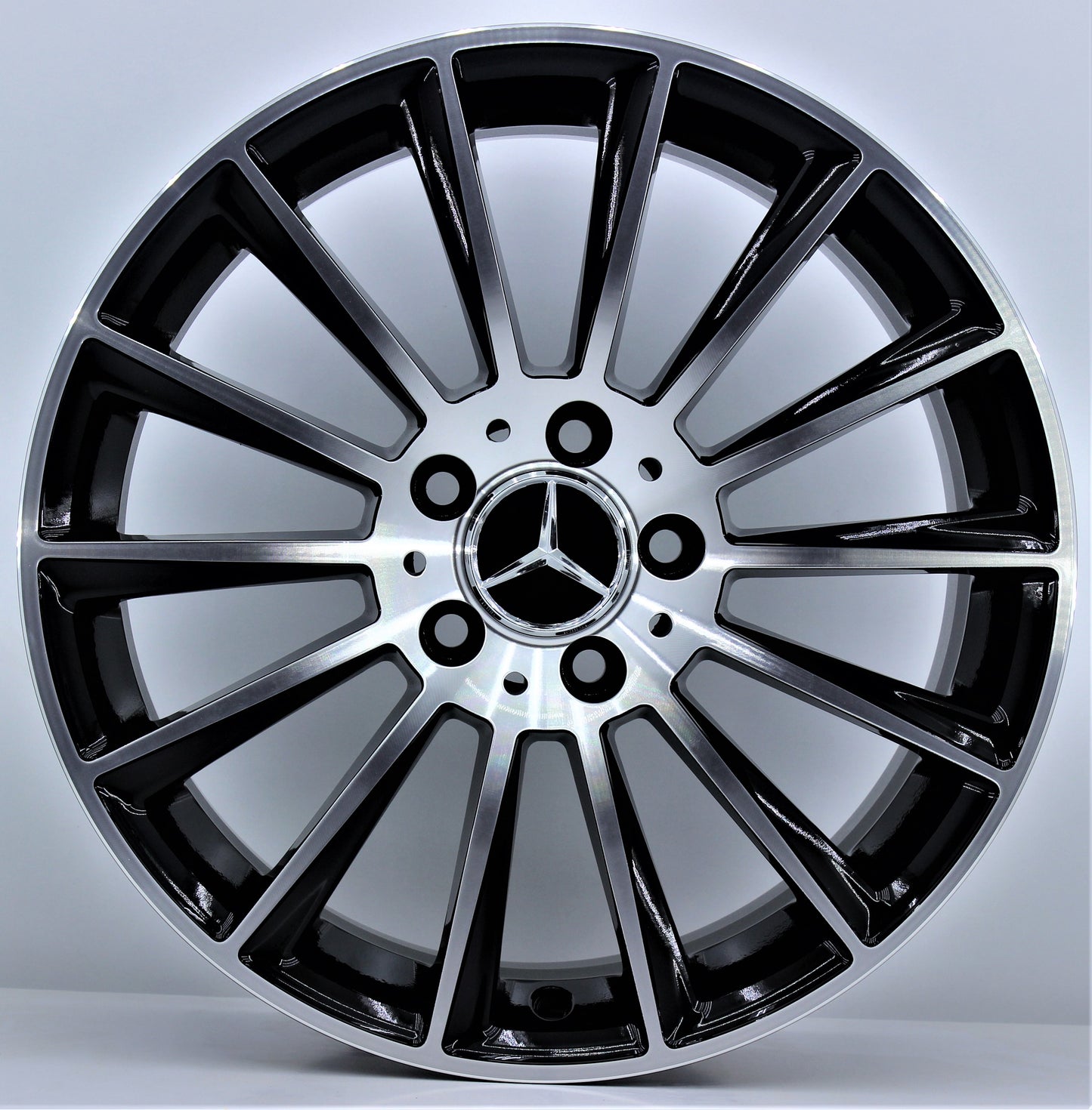 R1 Wheels 16 inç 5*112 ET35 Siyah Jant Takımı (J-453) - KolayOto