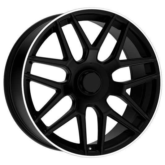 R1 Wheels 22 inç 5*112 ET40 Mat Siyah Jant Takımı (J-3293) - KolayOto