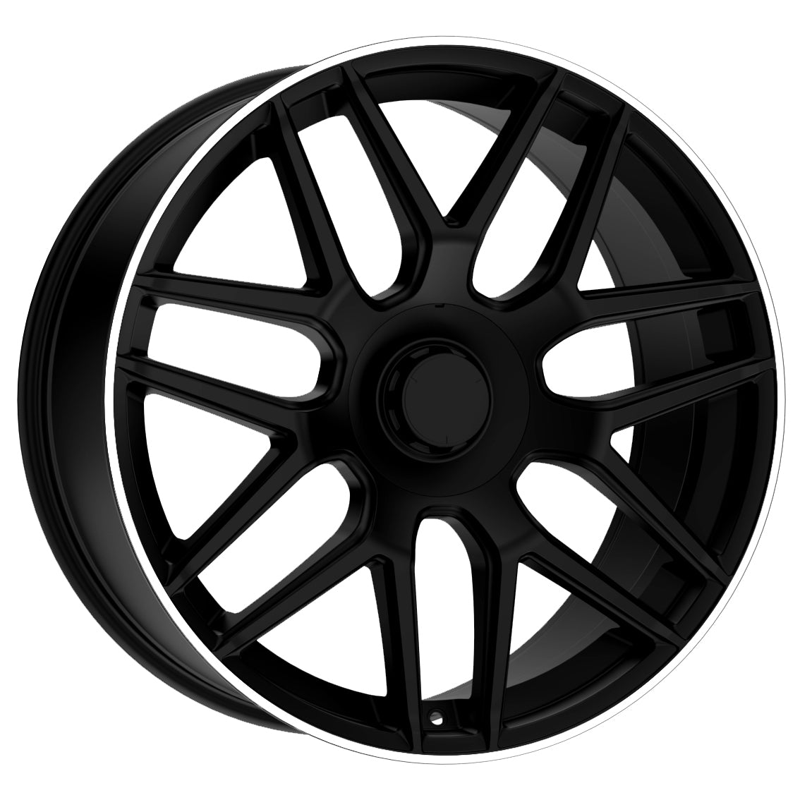 R1 Wheels 22 inç 5*112 ET40 Mat Siyah Jant Takımı (J-3293) - KolayOto