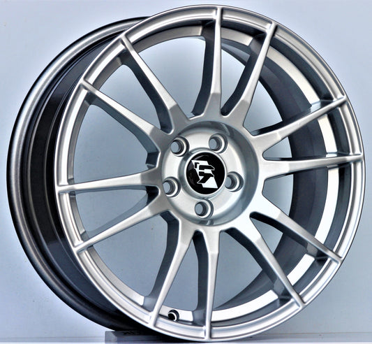 R1 Wheels 17 inç 5*112 ET35 Metalik Gri Jant Takımı (J-848) - KolayOto