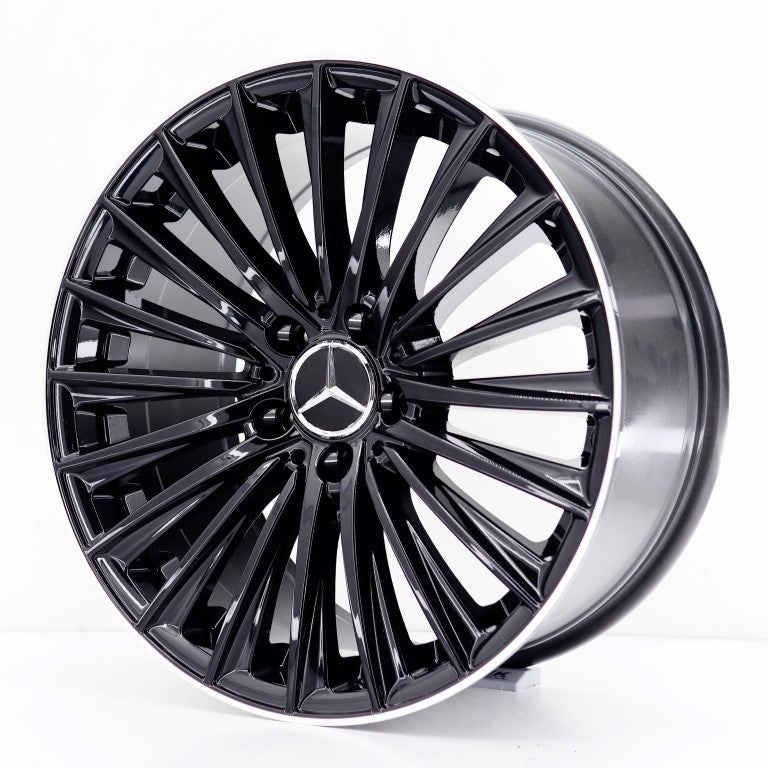 R1 Wheels 18 inç 5*112 ET35 Siyah Jant Takımı (J-1434) - KolayOto