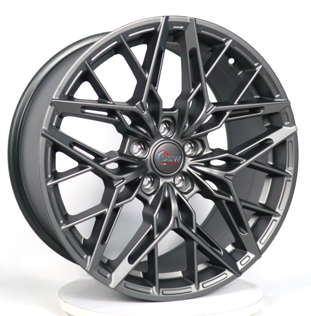 R1 Wheels 19 inç 5*114.3 ET33 Mat Füme Jant Takımı (J-2842) - KolayOto